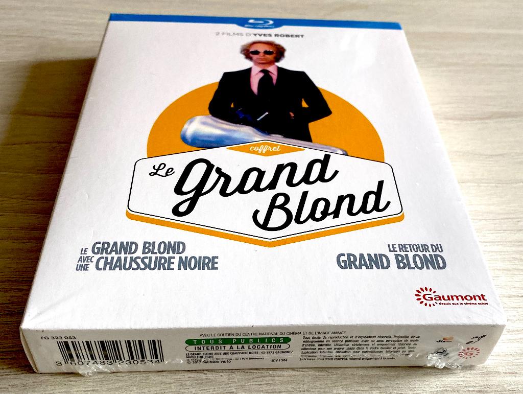 LE GRAND BLOND (1 + 2) // "BOX" 2 BLURAY // NIEUW /Sub CELLO, Cd's en Dvd's, Blu-ray, Ophalen of Verzenden, Nieuw in verpakking