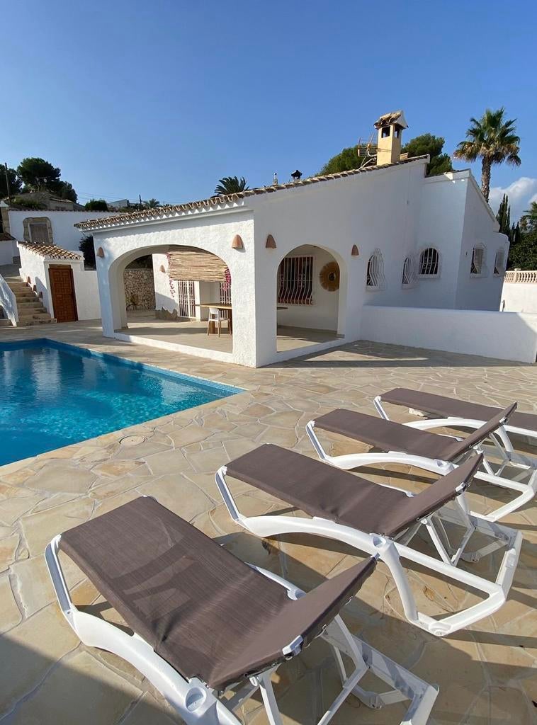 Vakantiehuis Benissa - 4 pers - privé zwembad- zeezicht, Zwembad, 2 slaapkamers