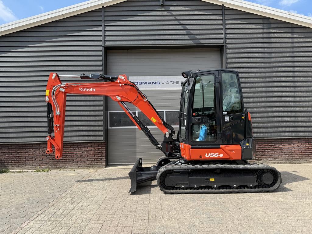 Kubota U56-5 minigraver NIEUW, Zakelijke goederen, Machines en Bouw | Kranen en Graafmachines, Kubota Hol, Kbt_g.eu_market_surveillance@kubota.com