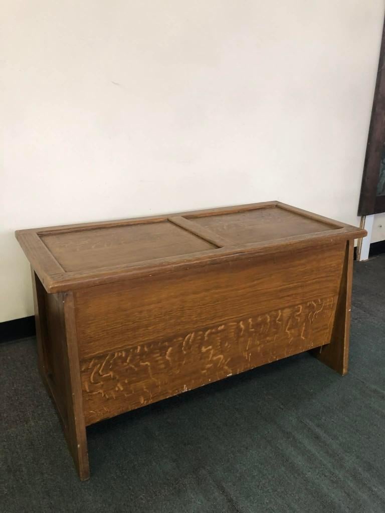 Houten koffer, Ophalen