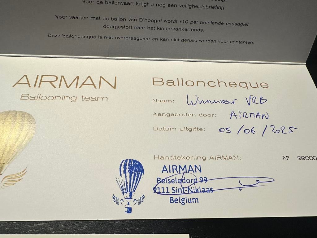 Ballonvaart cadeaubon omgeving Sint Niklaas, Tickets en Kaartjes