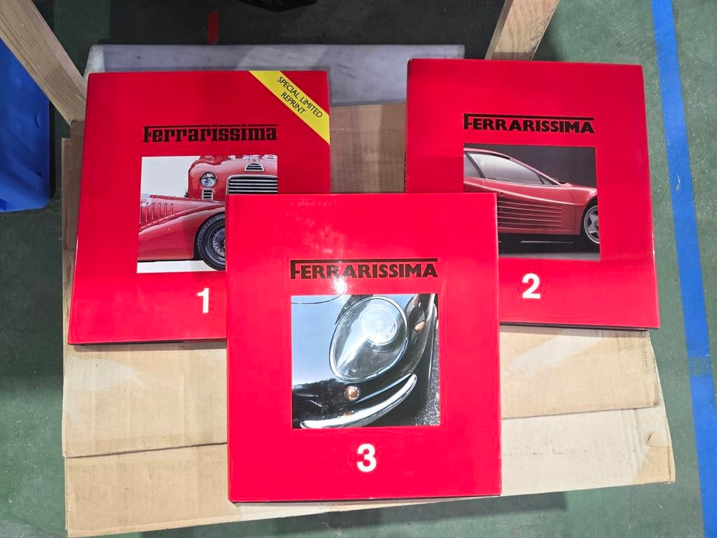 Ferrarissima 1 2 3 Ferrari boek, Ophalen of Verzenden, Ferrari