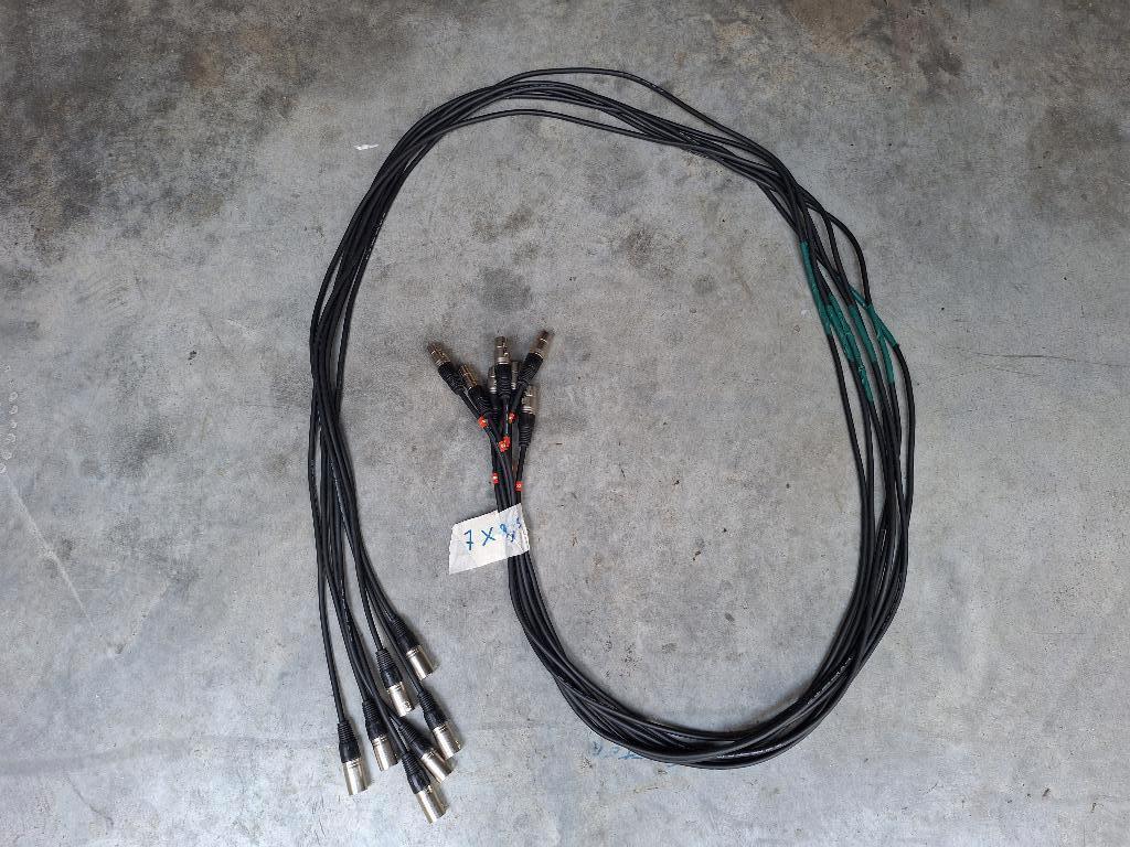 te koop DMX kabels van 2,5 meter, Ophalen, Zo goed als nieuw, Licht