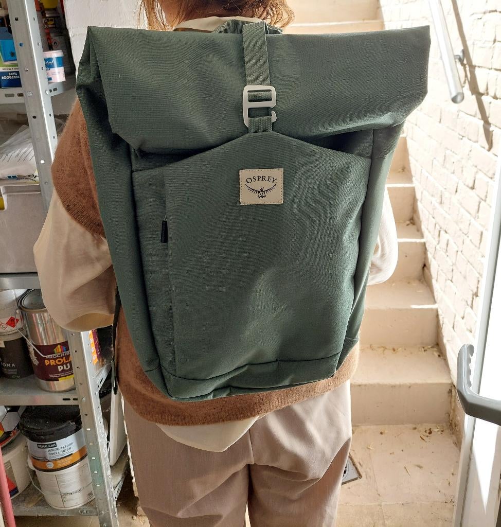 Nieuwe kaki groene Osprey reistas, Ophalen, Nieuw, Groen, Uitschuifbare handgreep