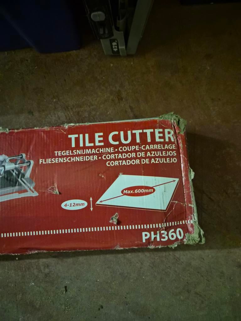 Tegelsnijder Toolland PH360 tegels  dikte 4-12mm, Bricolage & Construction, Enlèvement, Comme neuf