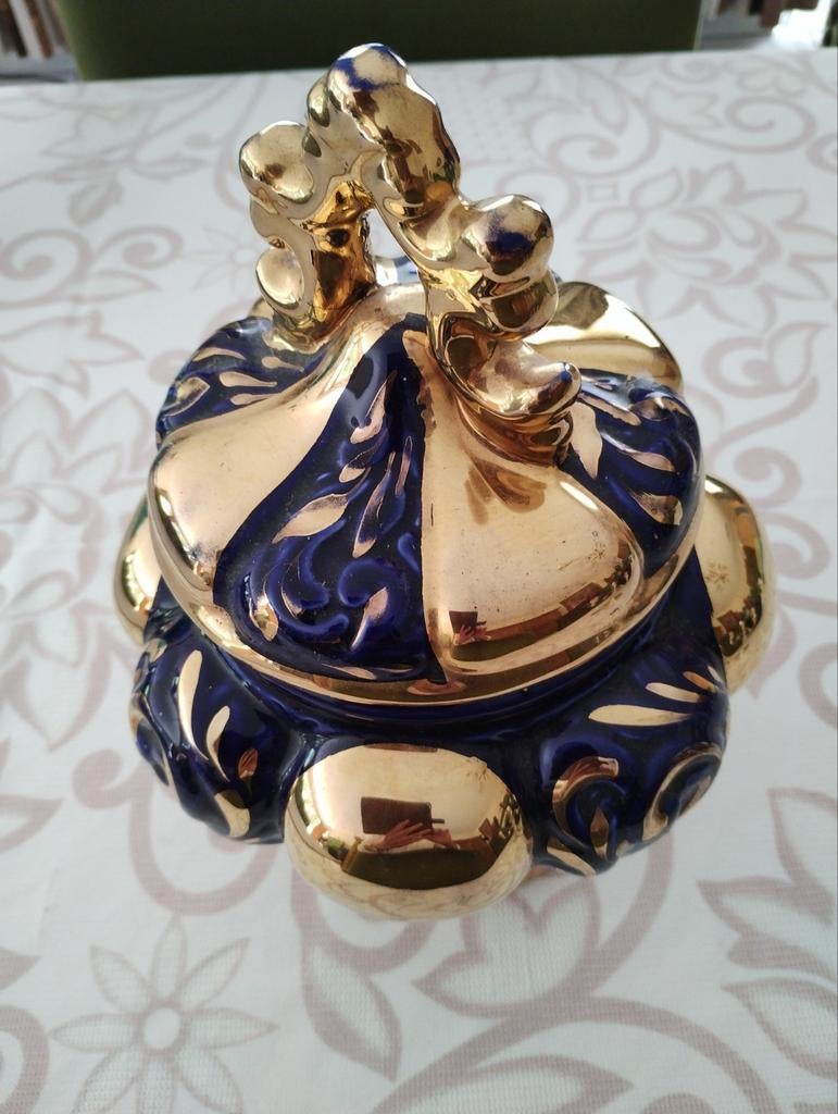 Pot décoratif avec couvercle, Antiquités & Art, Enlèvement