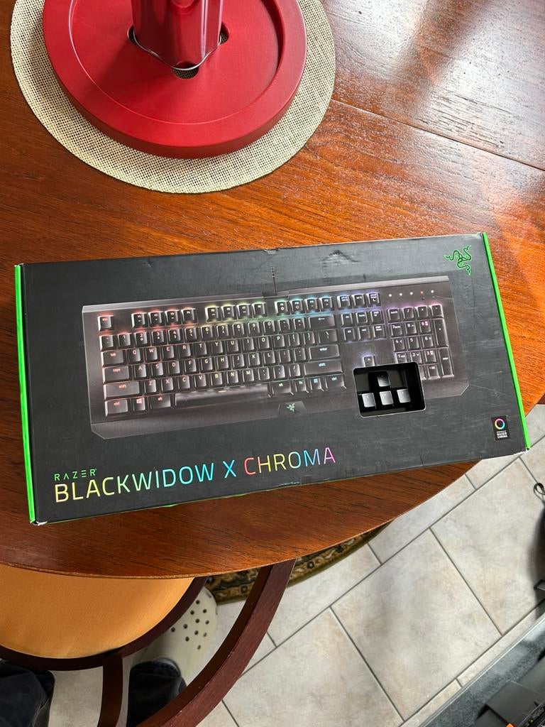 Clavier mécanique RAZER BlackWidow x Chroma, Ophalen, Gaming toetsenbord, Azerty, Zo goed als nieuw
