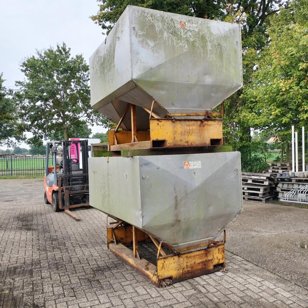 Afzetcontainers, Zakelijke goederen, Ophalen