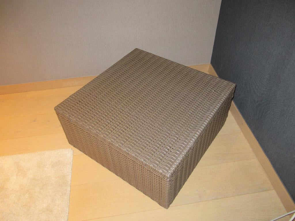 Bruine tuintafel / lounge tafel Nieuw, Tuin en Terras, Tuintafels, Ophalen, Nieuw, Vierkant, Kunststof