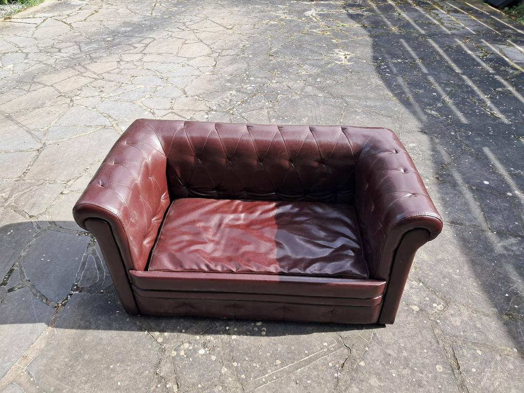 honde zeteltje, Ophalen, Zo goed als nieuw, Leer