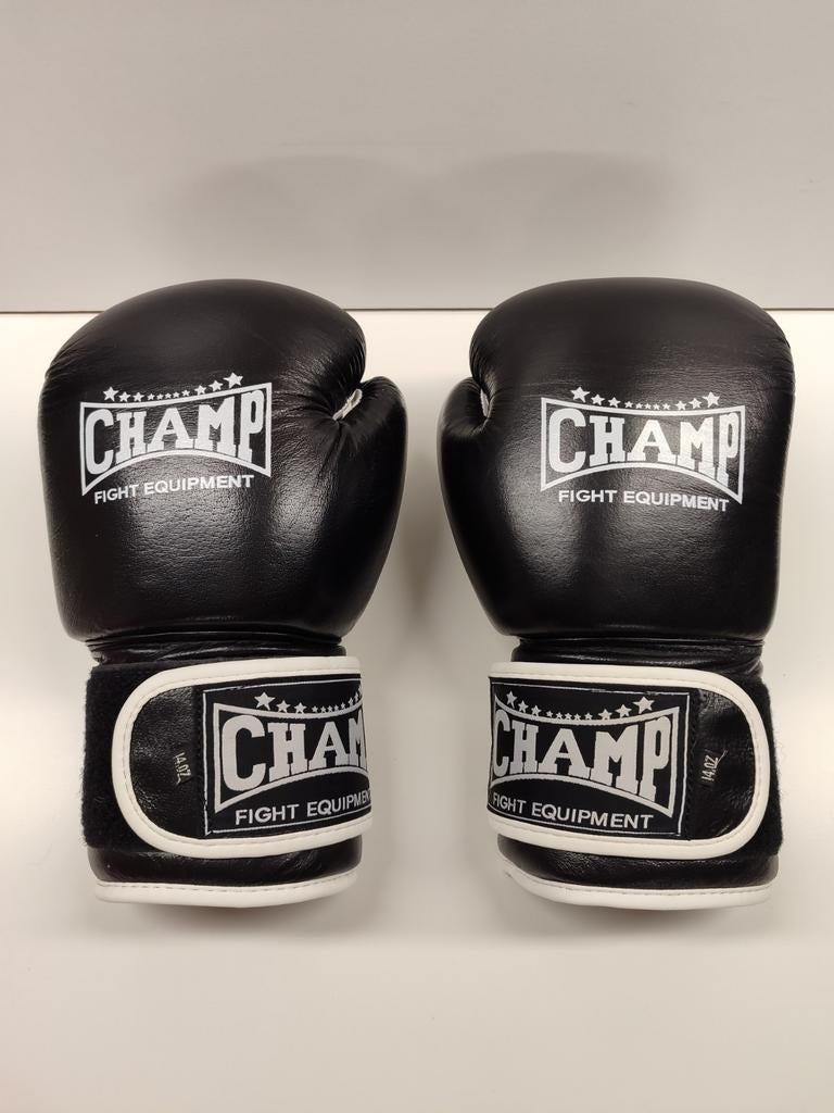 Bokshandschoenen CHAMP 14OZ Leder, Sport en Fitness, Vechtsporten en Zelfverdediging, Ophalen
