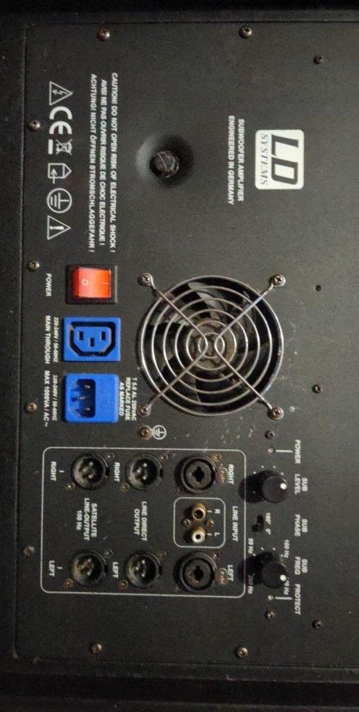 Subwoofer actif LD 12 pouces, Enlèvement, Utilisé, 120 watts ou plus, Subwoofer