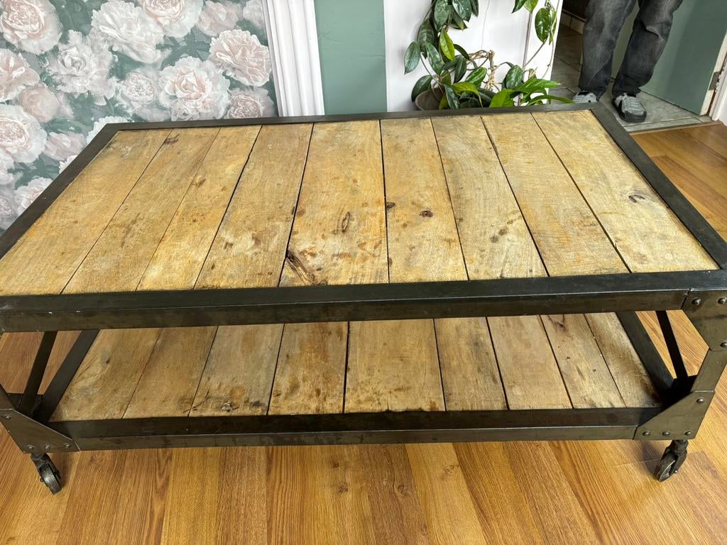 Table basse, Maison & Meubles, Métal, 100 à 150 cm, Moins de 50 cm, Enlèvement