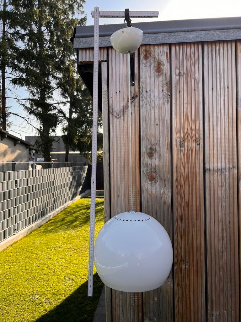 Luminaire en acier, Jardin & Terrasse, Éclairage extérieur, Enlèvement, Comme neuf, Acier, Suspension