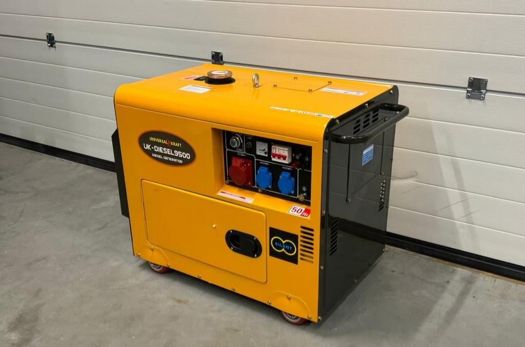 Stroomgroep/generator Diesel 9500w 11.9kva nieuw gratis bezo, Doe-het-zelf en Bouw, Dieselolie, Geluidgedempt, Nieuw, Ophalen of Verzenden