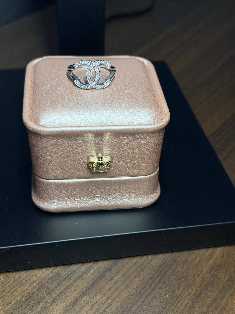 Bague Neuve C Diamants Naturels OR 18k Certificat, Bijoux, Sacs & Beauté, Bagues, Neuf, Or, Plus petit que 17, Or