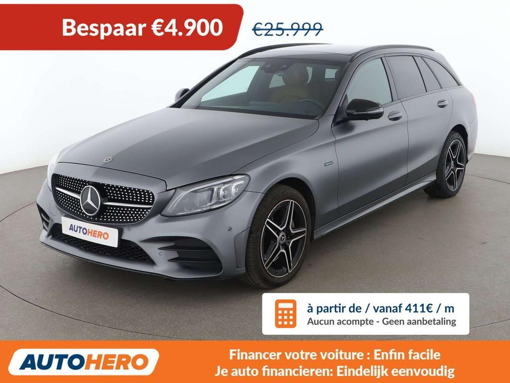 Mercedes-Benz C-Klasse 300 C 300de T AMG Line (bj 2020), Auto's, Automaat, Achterwielaandrijving, Gebruikt, Leder
