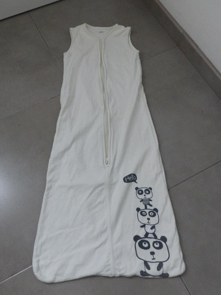 Slaapzak Hema met pandabeertjes - 110 cm, Kinderen en Baby's, Ophalen of Verzenden, Gebruikt, 100 cm of meer, Slaapzak