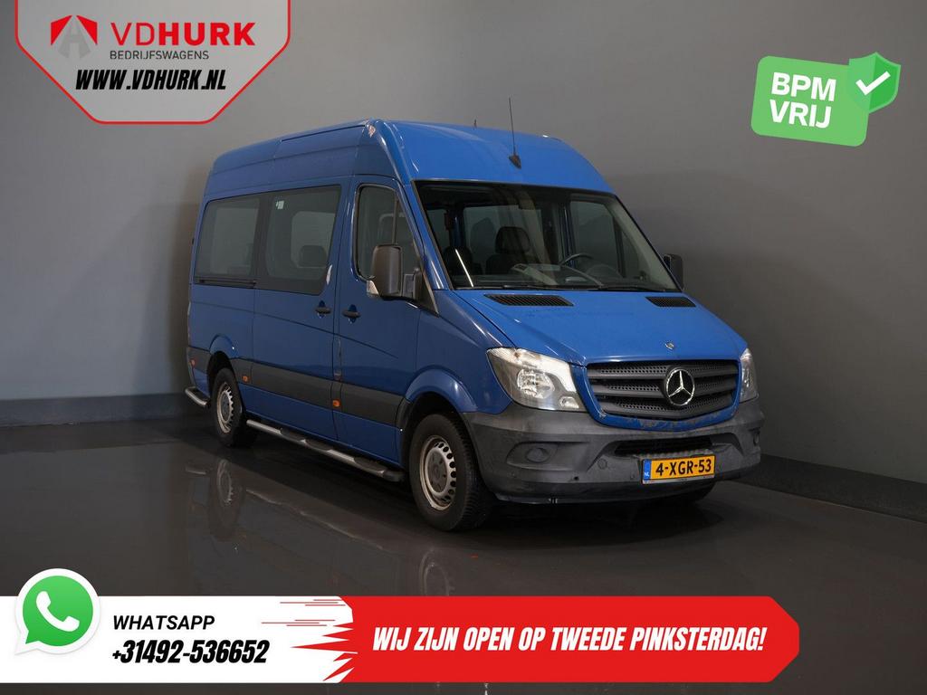 Mercedes-Benz Sprinter 213 2.2 CDI Aut. L2H2 €10.829 Incl. B, Automaat, 173 g/km, Blauw, Mercedes-Benz