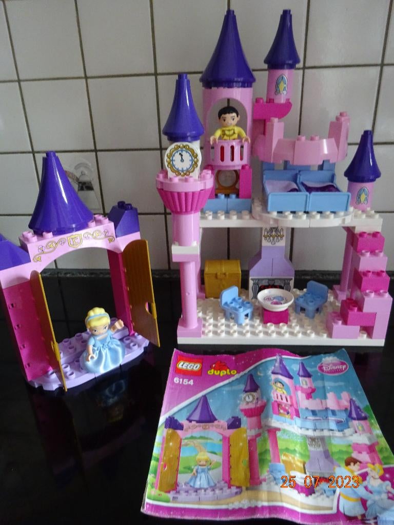 Duplo Disney Princess Assepoester's Kasteel - 6154*VOLLEDIG*, Ophalen of Verzenden, Duplo, Disney