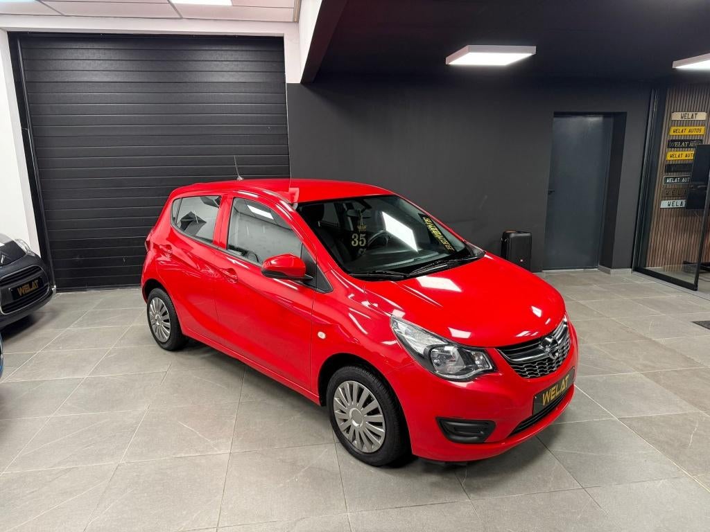 OPEL KARL 2016 BENZINE EURO 6B/140.000 KM TOP STAAT, Autos, Achat, Euro 6, Entreprise, Noir