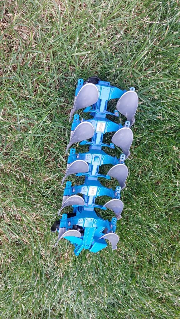 Bruder Lemken kantelploeg, Doe-het-zelf en Bouw, Zwenkwielen, Ophalen