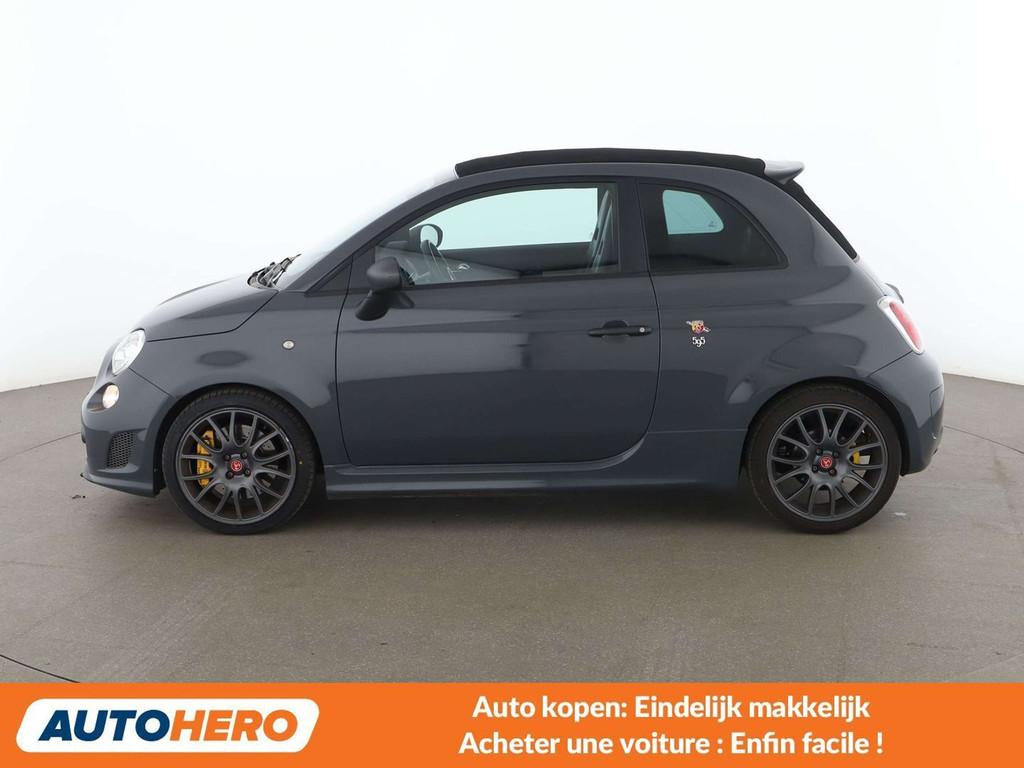 Abarth 595C 1.4 Competizione (année de construction 2015), Autos, Abarth, Achat, Cabriolet, 179 ch, Noir
