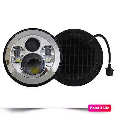 7" Inch full LED koplampen met keurmerk Chrome NIEUW !!!, Autos : Pièces & Accessoires, Éclairage, Alfa Romeo, Pièces américaines