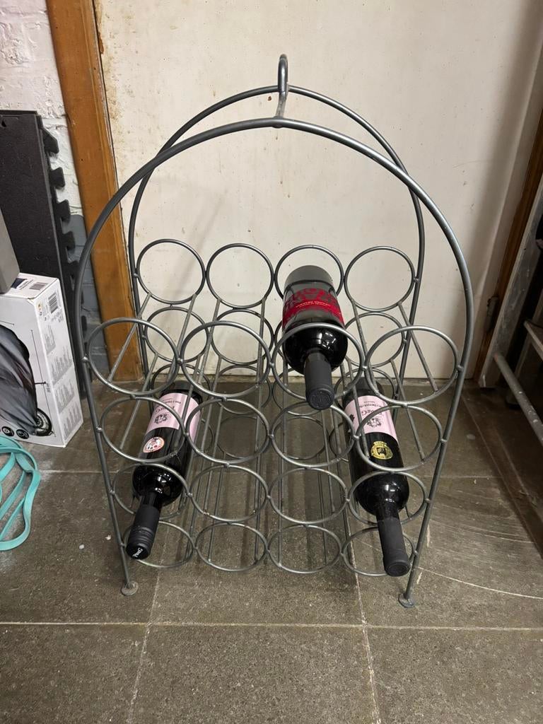 Rangement pour bouteille de vin ou alcool, Enlèvement, Comme neuf, Métal