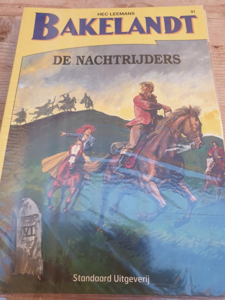 Leemans -   Bakelandt nr 91 : De nachtrijders, Boeken, Stripverhalen, Ophalen of Verzenden, Zo goed als nieuw, Leemans