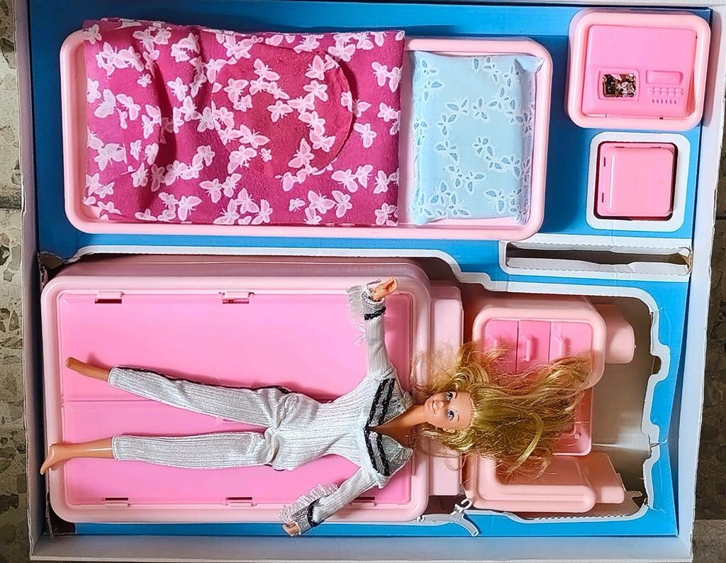 Barbieset, Ophalen of Verzenden, Gebruikt, Poppenhuis