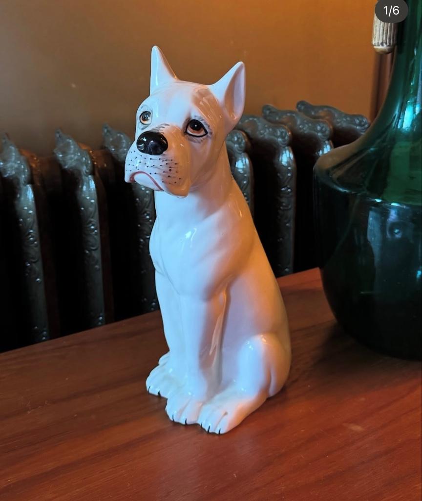 Vintage hond in keramiek, Ophalen