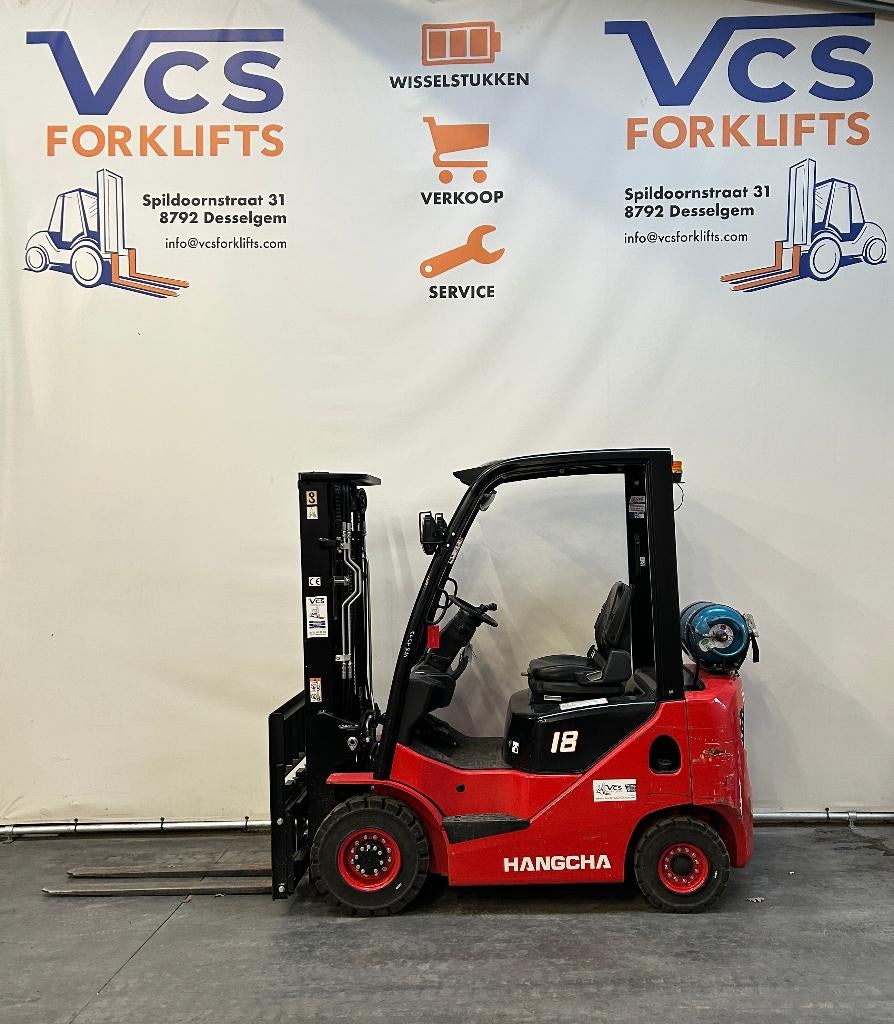 LPG heftruck: 1.8t HANGCHA - 257uren + 1 jaar garatie, Zakelijke goederen, Hangcha, Heftruck, 1000 tot 2000 kg, Ophalen