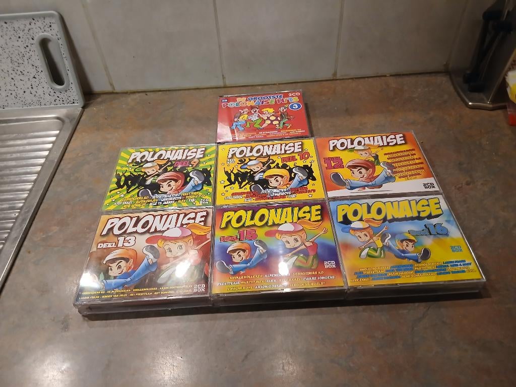 Carnaval cd's . 7 Dubbel cd's . Polonaise Hits., Ophalen of Verzenden, Zo goed als nieuw