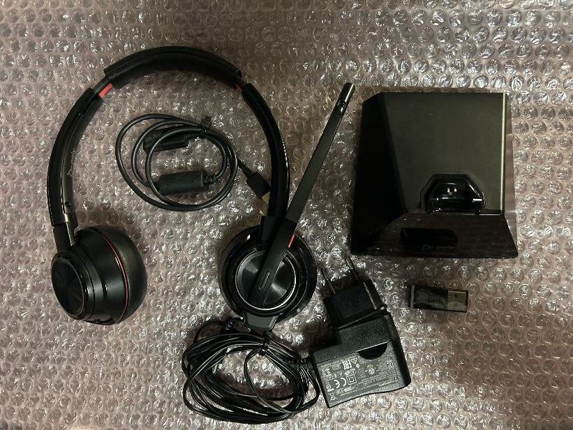 ➡️ Poly Plantronics Polycom Savi 8200 USB Office Headset, Telecommunicatie, Ophalen of Verzenden, Zo goed als nieuw, 1 handset