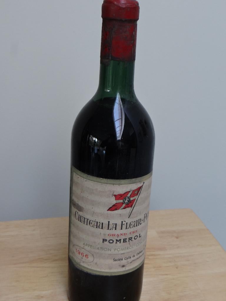 wijn Ch. La Fleur-Pétrus AC Pomerol . 1966 aantal: 1 bt, Verzamelen, Wijnen, Ophalen of Verzenden