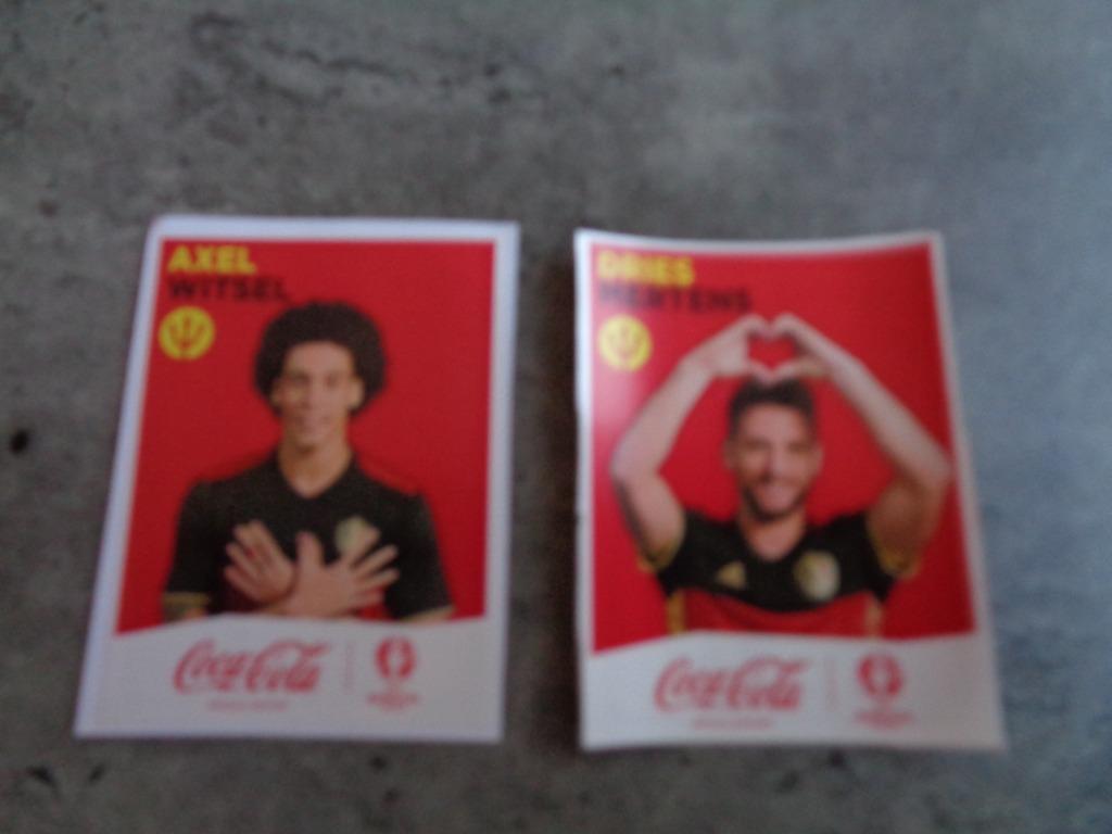 FOOTBALL COCA COLA DIABLES ROUGES    BELGIQUE  EURO 2016  EC, Hobby & Loisirs créatifs, Autocollants & Images, Enlèvement ou Envoi