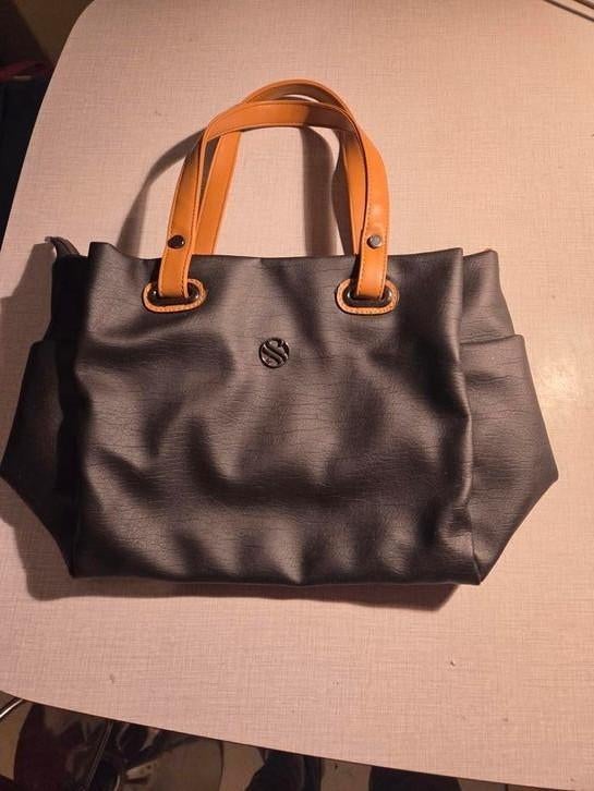 Sac en cuir Sanmorris, Enlèvement ou Envoi, Comme neuf, Noir, Sac à main