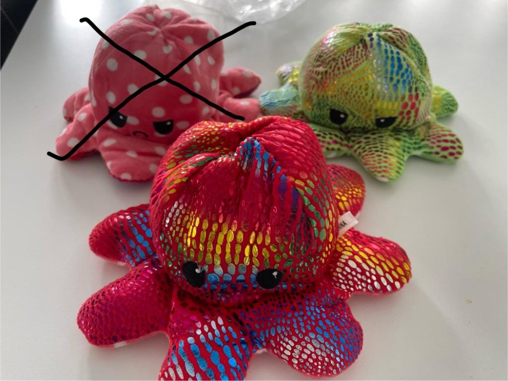 Mood glitter octopus en - sleutelhangers (nieuw), Ophalen of Verzenden, Nieuw