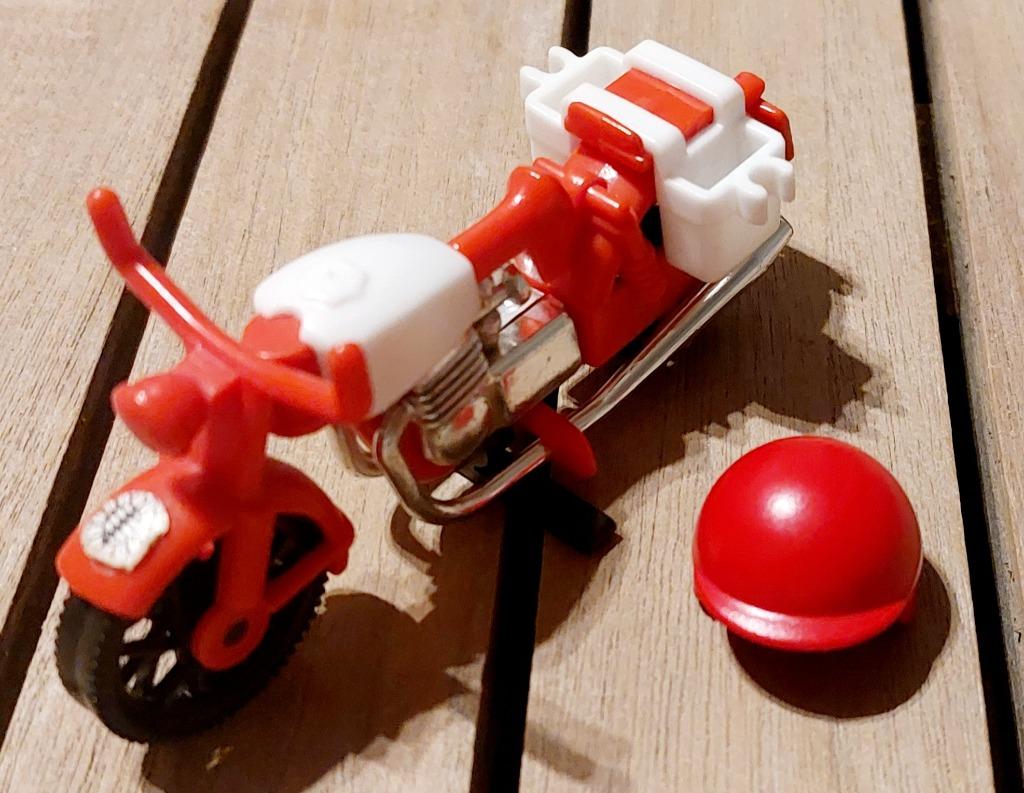 Playmobil Geobra - Moto vintage avec casque, Enlèvement ou Envoi, Utilisé, Ensemble complet