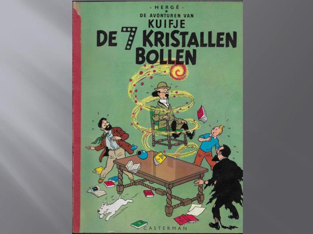 Kuifje – De 7 kristallen bollen, Boeken, Gelezen, Eén stripboek, Ophalen of Verzenden, Hergé