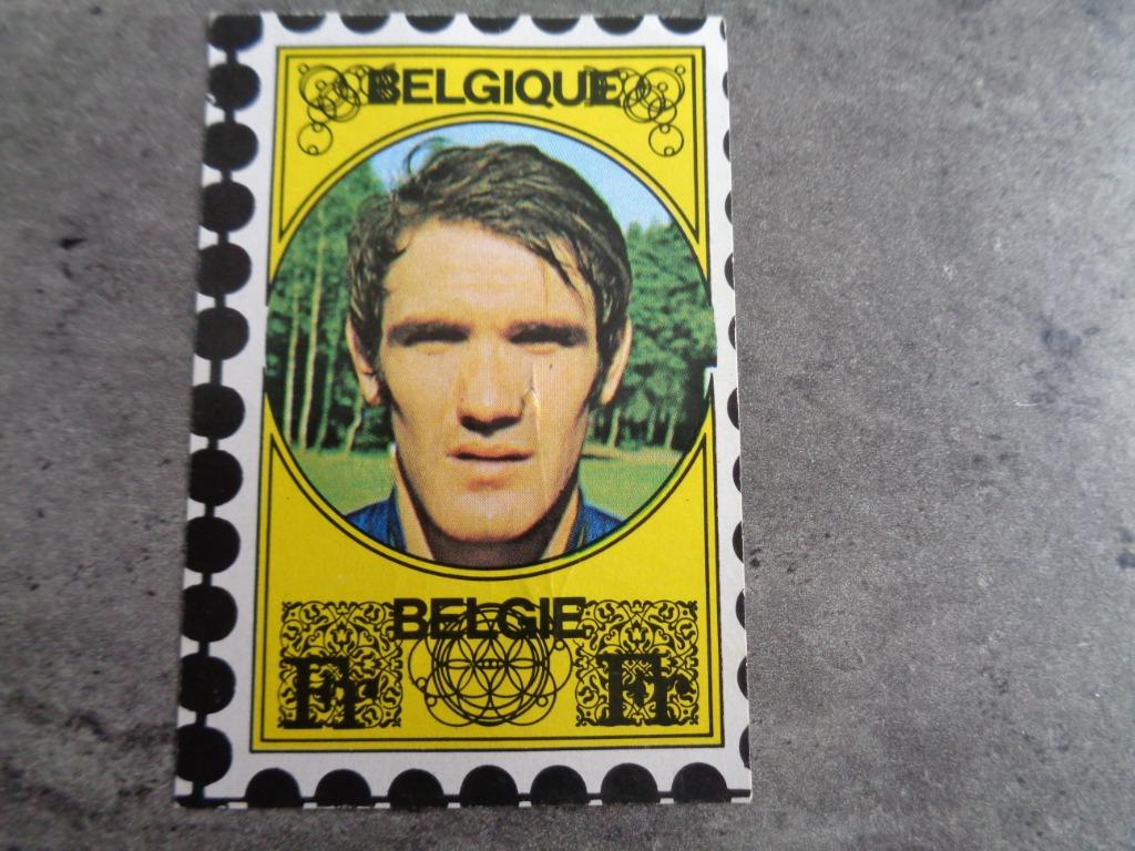 VANDERHOUT VOETBAL PRENT VAN MOER GESIGNEERD 1970, Verzamelen, Ophalen of Verzenden