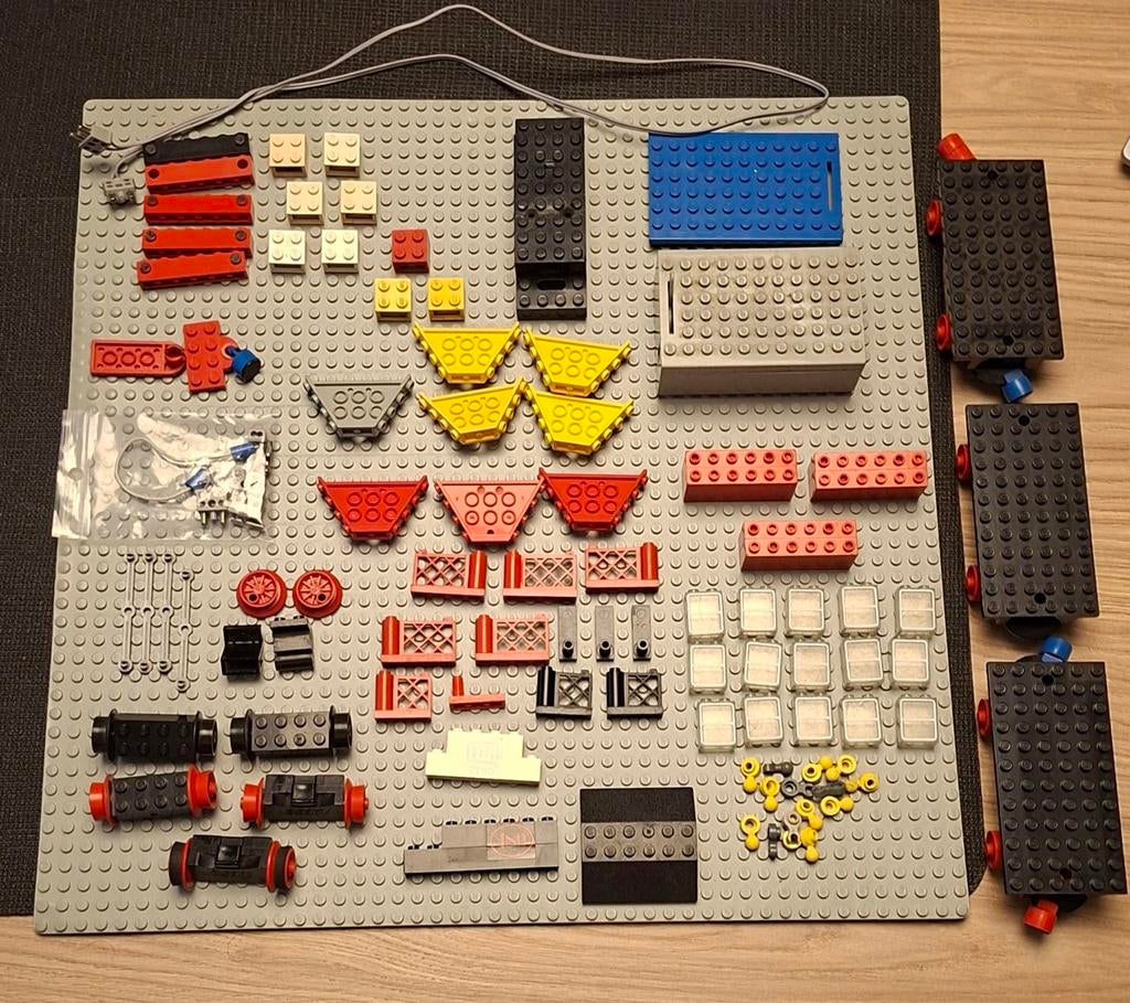 Lot oude Lego trein onderdelen 3, Enlèvement ou Envoi, Lego
