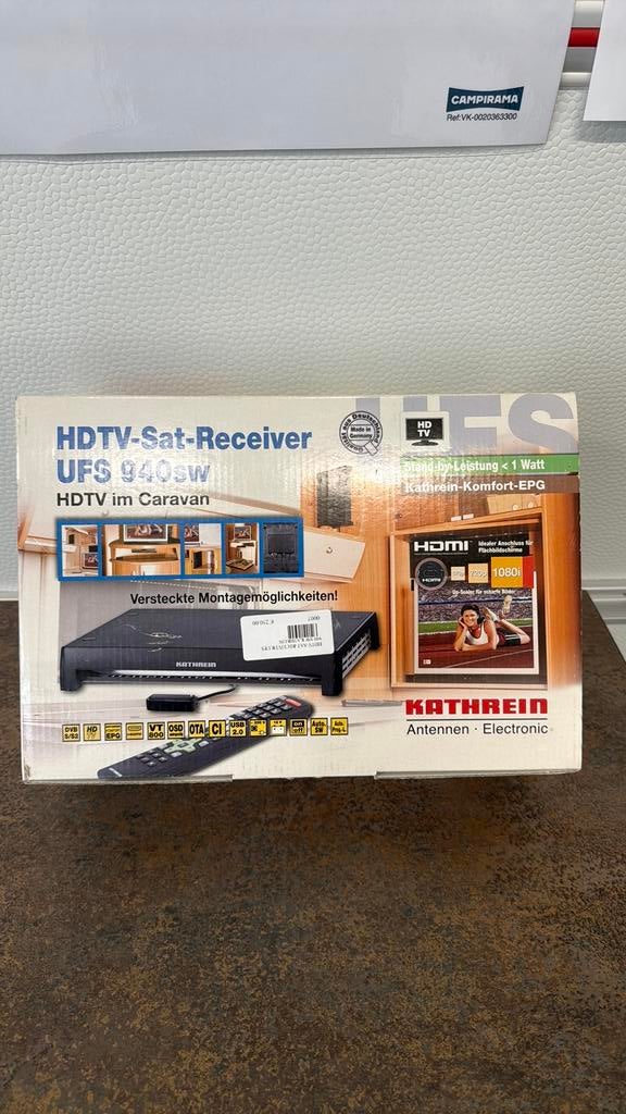 HDTV SAT RECEIVER UFS 940 SW, Ophalen of Verzenden, Zo goed als nieuw