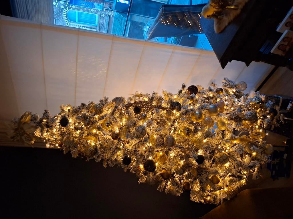 Kerstboom dit jaar 1x opgestaan is wat groot afhalen voor vo, Ophalen, Zo goed als nieuw