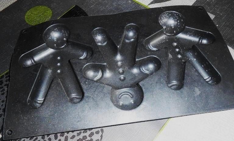 Siliconen mal: in de vorm van een kleine jongen, Ophalen of Verzenden, Nieuw, Cupcakes, Bakvorm