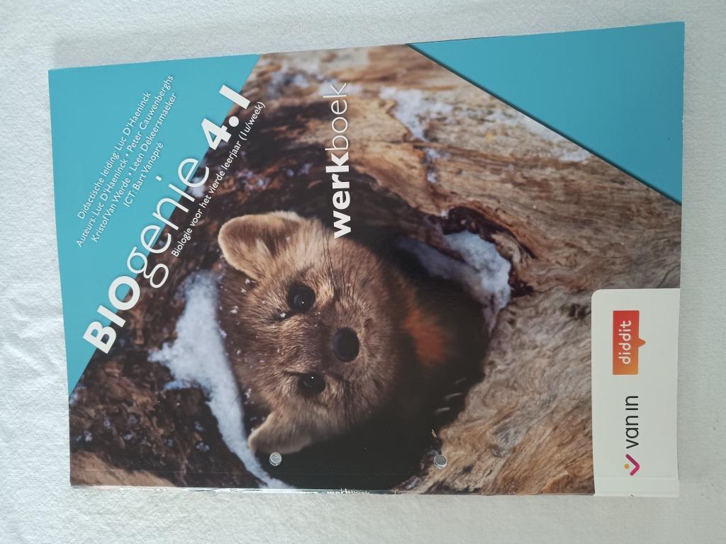 Werkboek Biogenie 4.1, Boeken, Ophalen, Zo goed als nieuw, ASO, Biologie