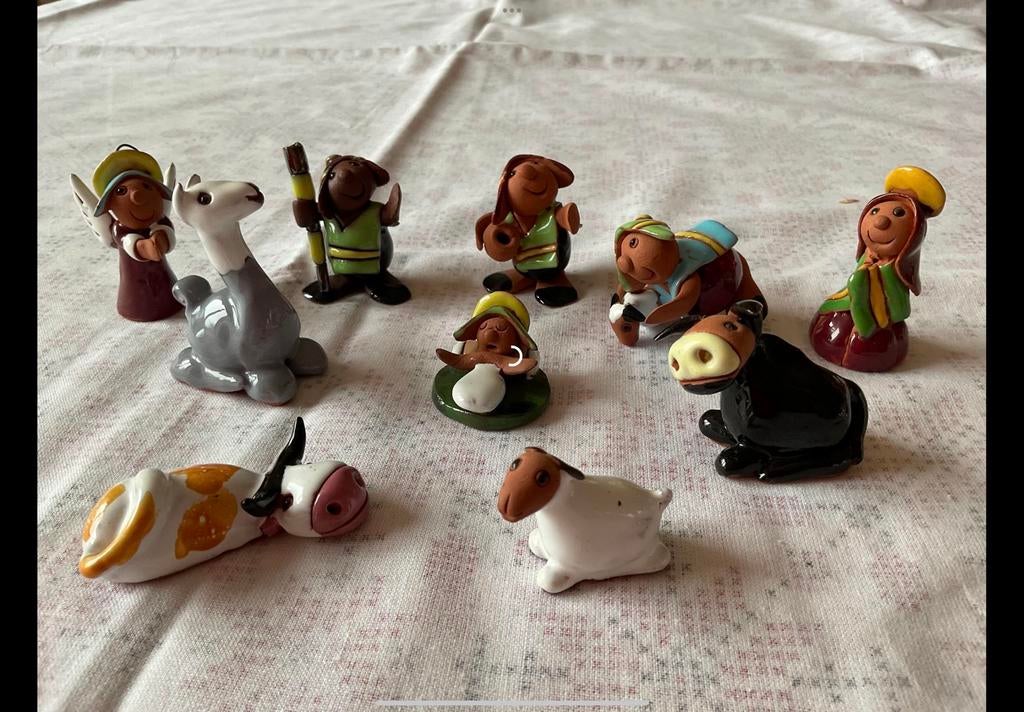 Kerststal bolivie, Diversen, Kerst, Ophalen of Verzenden, Zo goed als nieuw