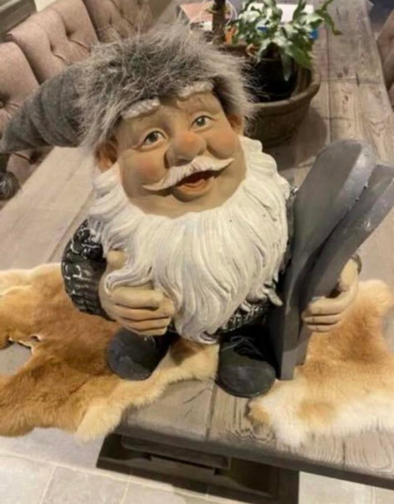 2 mooie kerstmannen in steen, Ophalen, Nieuw