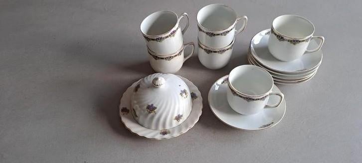 Ancien service à café, Maison & Meubles, Cuisine | Vaisselle, Enlèvement, Comme neuf